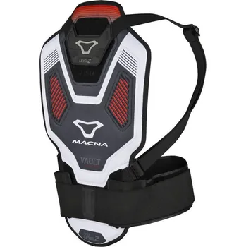 Motocyklový chránič Macna Vault backprotector black/white/red vel. S