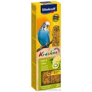 Krmivo pro ptáka Vitakraft Bird Kräcker Andulka Kiwi + Citrus tyč 2ks