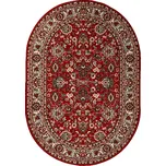Kusový koberec Teheran Practica 59/CVC ovál, 200x290, červená, chodba / předsíň, Sintelon Finalista soutěže koberec roku - 1 rok na vrácení + DOPRAVA ZDARMA k Vám i zpět
