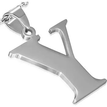 Přívěsek Přívěsek z oceli - písmeno "Y"