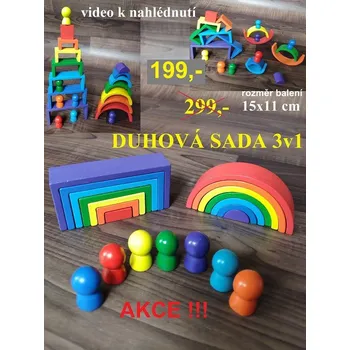 RC model auta DUHOVÁ SADA 3v1 -AKCE !!!