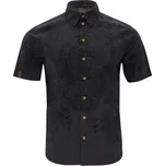Pánská urban košile SILVINI Montoro černá Velikost: L