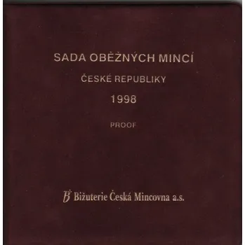 Sada oběžných mincí 1998 proof /semišový obal/