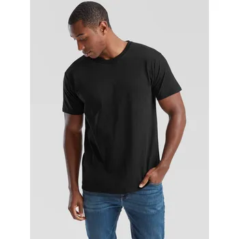 Černé pánské tričko Valueweight Fruit of the Loom Fruit of the Loom hnědá 2463211