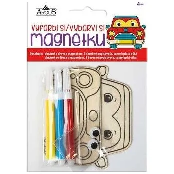 kreativní sada ARGUS Kreativní tvoření vybarvi si magnetku auto 19260007