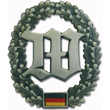 ARMÁDNÍ ORIGINÁL BW BUNDESWEHR Odznak na baret BW Bundeswehr Strážní prapor Wachbatallion originál