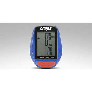 Crops W2013 bezdrátový cyklocomputer modrý + DÁREK