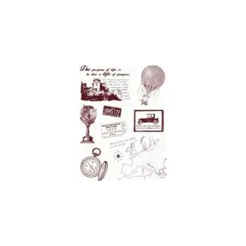 Dětské razítko Gelová razítka - Cestování - mapa,balon,globus,...