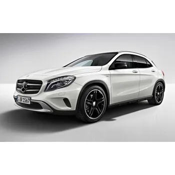 Nosič kol Příčníky Modula Oval Bar Closed Rail Black Mercedes-Benz GLA 2014-2020 s integrovanými podélníky