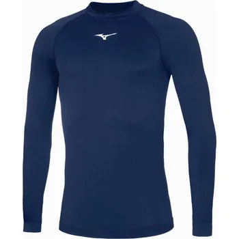 Pánské termoprádlo Pánské spodní prádlo Mizuno Core Long Sleeve Underwear - Navy-White Velikost: L