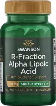Aminokyselina Swanson R-Fraction Alpha Lipoic Acid 100 mg 60 cps.