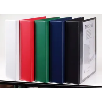 Pořadač A4 4kr. s přední kapsou D55 Classic - červená