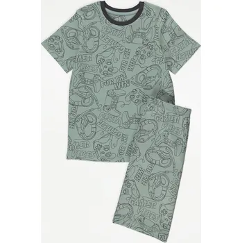 Chlapecké pyžamo GEORGE CHLAPECKÉ PYŽAMO "SAGE" Barva: mentolová, Velikost: 10-11 let (146)