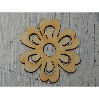 Překližka Výřez z překližky, K46, JARNÍ KVĚT, 5,8cm, 1ks