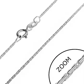 Řetízek Řetízek ze stříbra 925 - hádek ze čtyř řad tyčinek, 1,1 mm