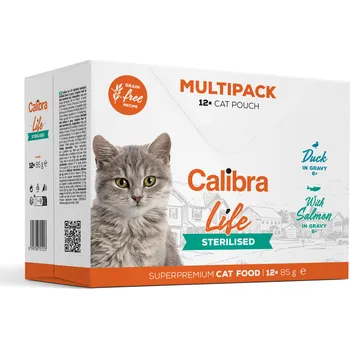 Krmivo pro kočku Calibra Cat Life kapsa Sterilised Multipack 12x85g (min. odběr 4 ks)