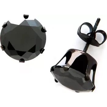 Náušnice Náušnice z oceli - krystal zirkonu