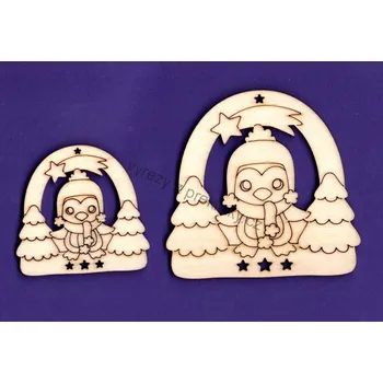 Překližka Výřez z překližky, E96/1, ozdoba, TUČŇÁK-velký, 7,3x7cm, 1ks