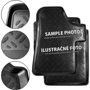 autokoberec Sada typizovaných pryžových rohoží se zvýšeným okrajem FIAT DUCATO