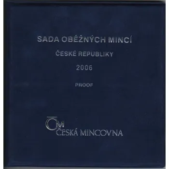 Sběratelství Sada oběžných mincí 2006 proof /semišový obal/