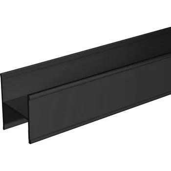 Nábytkové kování MARS Příslušenství pro posuvné dveře H18 spojovací profil, 38 × 2050 mm, černý 219-111