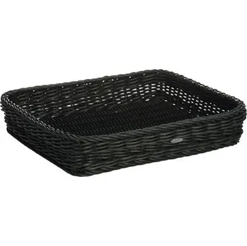 chlebník Westmark Koš pletený GN 1/2 32,5x26,5x6,5 cm černý