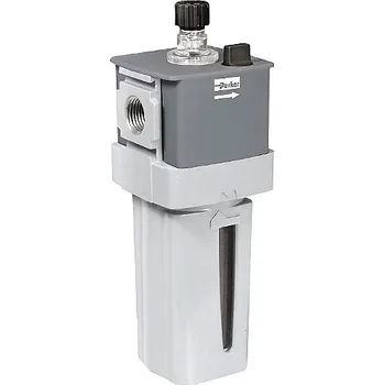 Kompresor Přimazávač standardní, G3/4"vni, 10 bar, max. 71 l/s, plastová nádobka Parker P33LA16LGNN