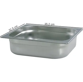 Nádoba na pečení TOMGAST | Gastronádoba PROFI velikost GN 2/3, výška 2 cm (Gastronádoba GN 2/3 - hloubka 2 cm)