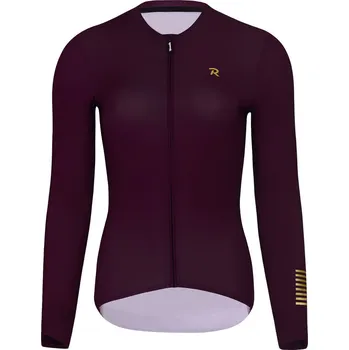 cyklistický dres RIVANELLE Cyklistický dres s dlouhým rukávem letní - VICTORIOUS GOLD ELITE LADY - bordó XS
