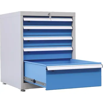 DSZ - 308 - skříň úložná, 5 zásuvek, ocel, šedomodrá
