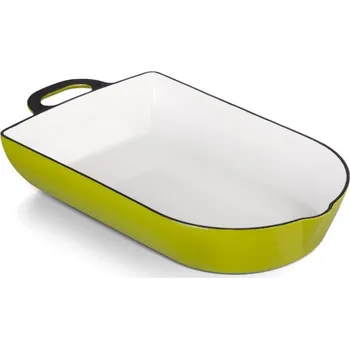 Hrnec GUSTAV SOLO litinový pekáč 38 x 22 cm Gourmetina trávníkově zelená 1030-01-31