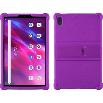 Pouzdro na tablet Silikonový Kryt Lenovo Tab K10 - Barevné Barva: Fialová