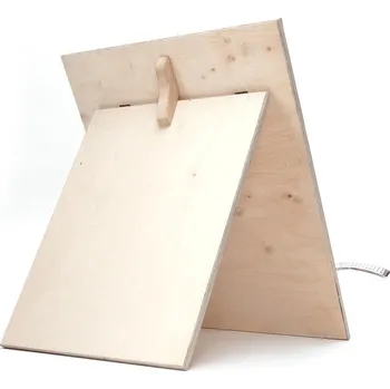 Dřevěná hračka Manibox Stojan k senzorickým deskám Activity board - velký