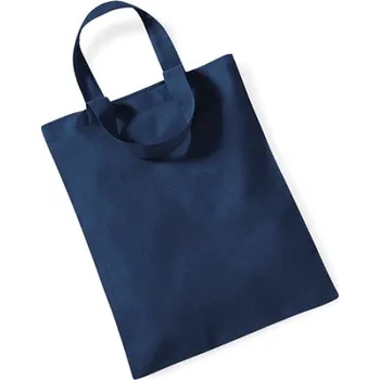 Nákupní taška Westford Mill Bavlněná mini taška WM104 French Navy 26 x 32,5 cm