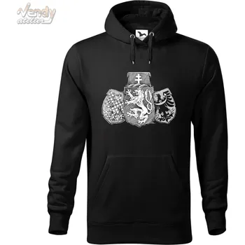 Dámská mikina Mikina - znak Československé legie Barva: Černá (01), Velikost: XXL, Střih: Pánské