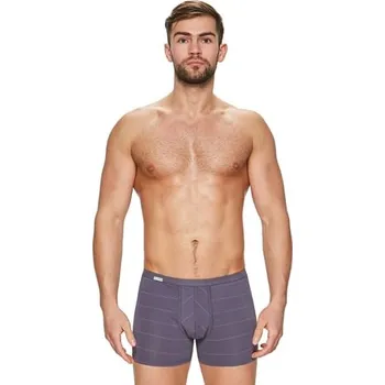 Boxerky Pánské boxerky Body&Soul 10/1-13/88 FABIO šedá M