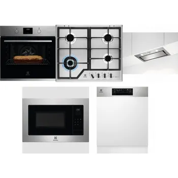 Set domácích spotřebičů ELECTROLUX KOFGH70TX + ELECTROLUX KGS64362XX + ELECTROLUX LFG716X + ELECTROLUX EMS4253TEX + ELECTROLUX EEM48300IX - přebaleno