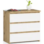 Komoda CL3 60 cm dub artisan/bílá