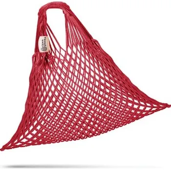 Kabelka SÍŤOVÁ TAŠKA DO RUKY - NEO RETRO bordo bordo