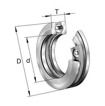 53318 FAG Axiální kuličkové ložisko
