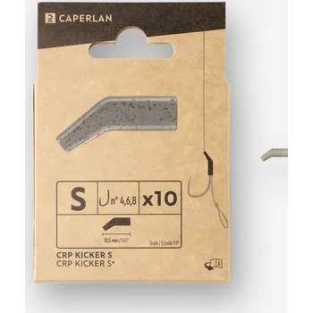 Rybářský háček CAPERLAN Rovnátko na kaprařinu Kicker S BEZBARVÁ