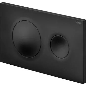 Splachovací tlačítko Viega Prevista Viega 8610.1 černá mat