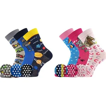 Ponožky protiskluzové FILIP ABS mix A - kluk 35-38 (23-25)