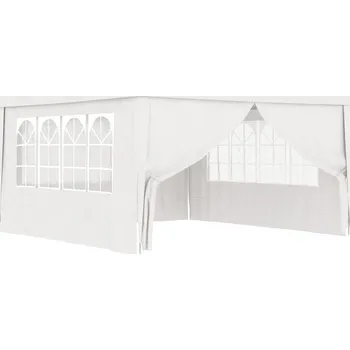 Zahradní altán vidaXL Profesionální party stan s bočnicemi 4 x 4 m bílý 90 g/m2