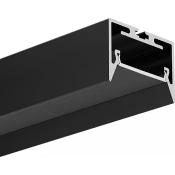 LED osvětlení Ledshopik LED profil KLUS GIZA-LL-ZMG černý - LED profil GIZA-LL-ZMG černý - 2m