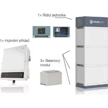 solární set FVE Set Goodwe 10kW, Baterie 10,5kWh