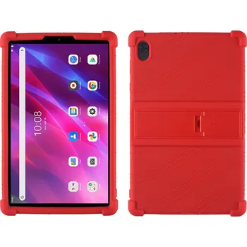 Pouzdro na tablet Silikonový Kryt Lenovo Tab K10 - Barevné Barva: Červená