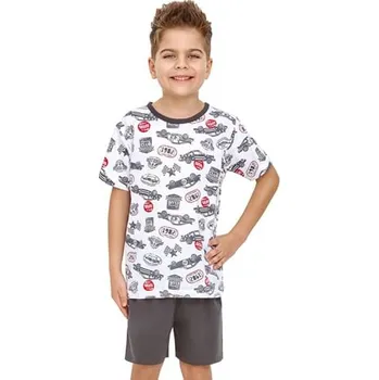 Chlapecké pyžamo Chlapecké pyžamo William 2945/2946/31 TARO bílá 098