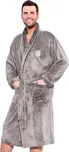 Pánský župan Borys grey L&L grey (šedá) XL