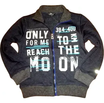 Chlapecká mikina Mikina Wolf M2543b vel. 98 tmavě modrá potisk